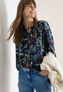 3/4-mouwen blouse met bloemenpatroon