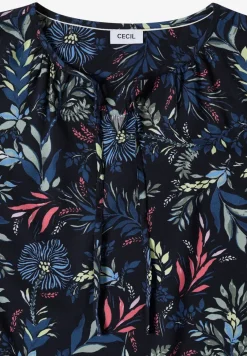 3/4-mouwen blouse met bloemenpatroon
