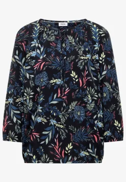 3/4-mouwen blouse met bloemenpatroon
