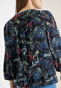 3/4-mouwen blouse met bloemenpatroon