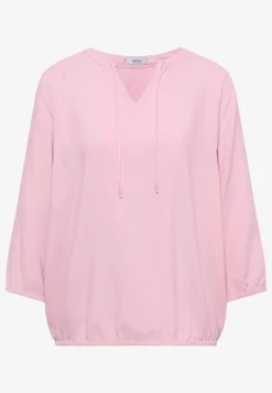 3/4-mouwen blouse met gespleten hals