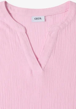 3/4-mouwen blouse van mousseline