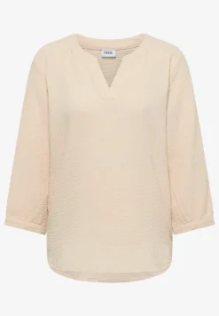 3/4-mouwen blouse van mousseline