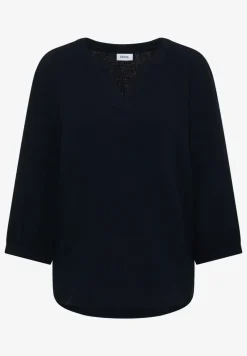 3/4-mouwen blouse van mousseline