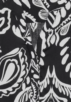 Mouwloze blouse met print