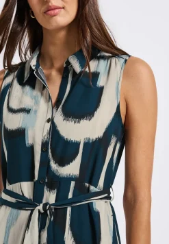 Mouwloze blousejurk