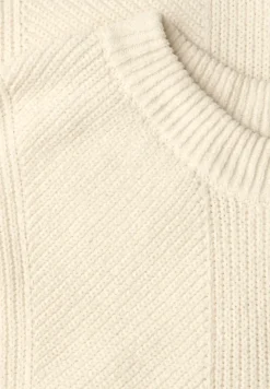 Mouwloze chenille trui