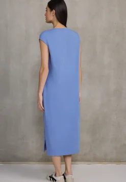 Mouwloze jersey jurk