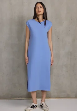 Mouwloze jersey jurk