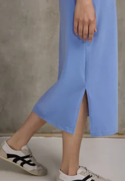 Mouwloze jersey jurk