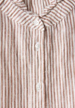 Mouwloze linnen blouse