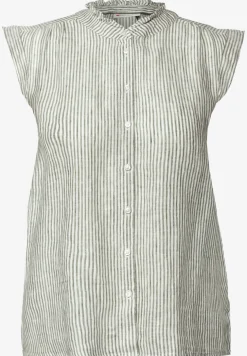 Mouwloze linnen blouse