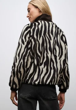 Nep bont zebra blouson