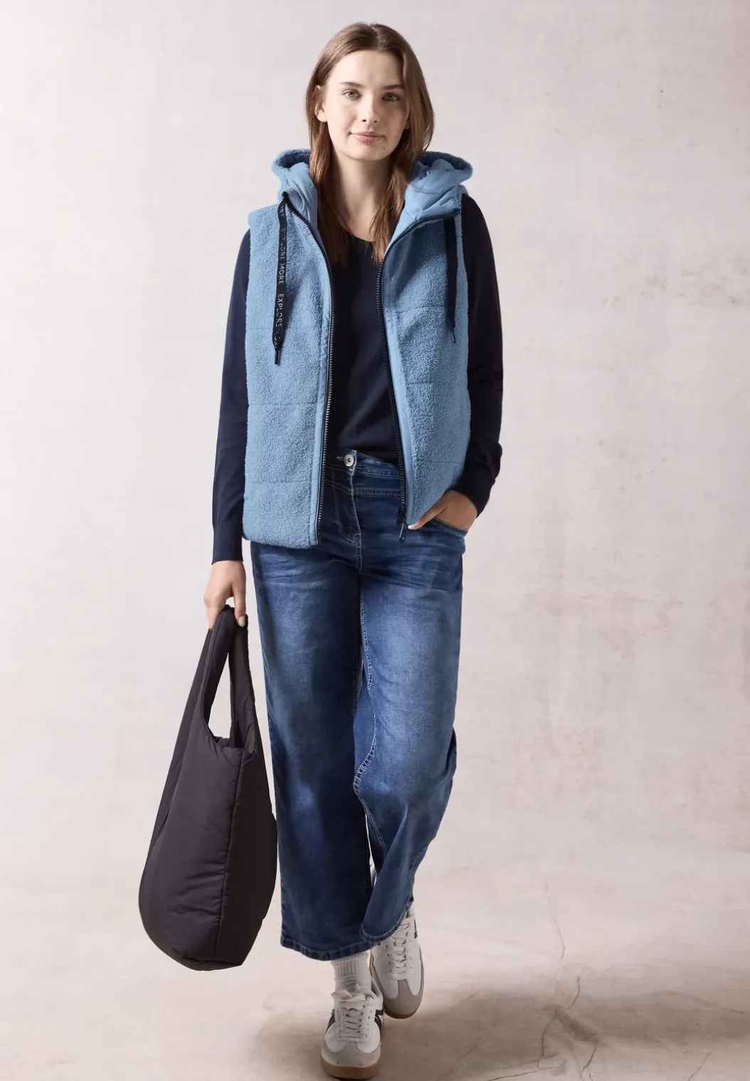 Omkeerbaar teddy vest