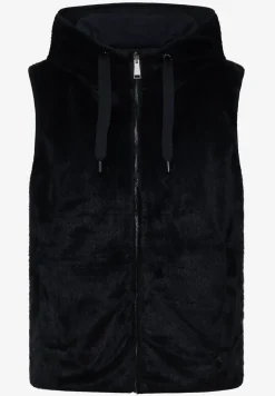 Omkeerbaar vest van imitatiebont