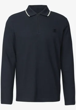 Ottomaans poloshirt met rits