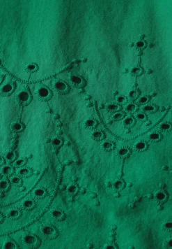 Overhemd blouse met borduursel