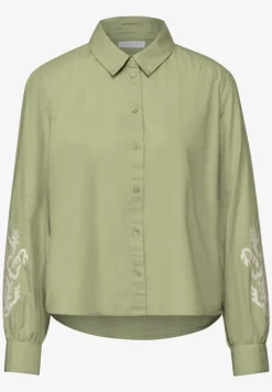 Overhemd blouse met borduursel