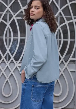 Overhemd blouse met hart details