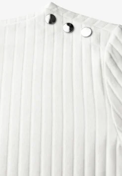 Overhemd met lange mouwen en knoopdetails
