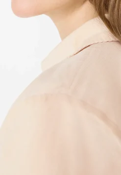 Overhemdblouse in effen kleur