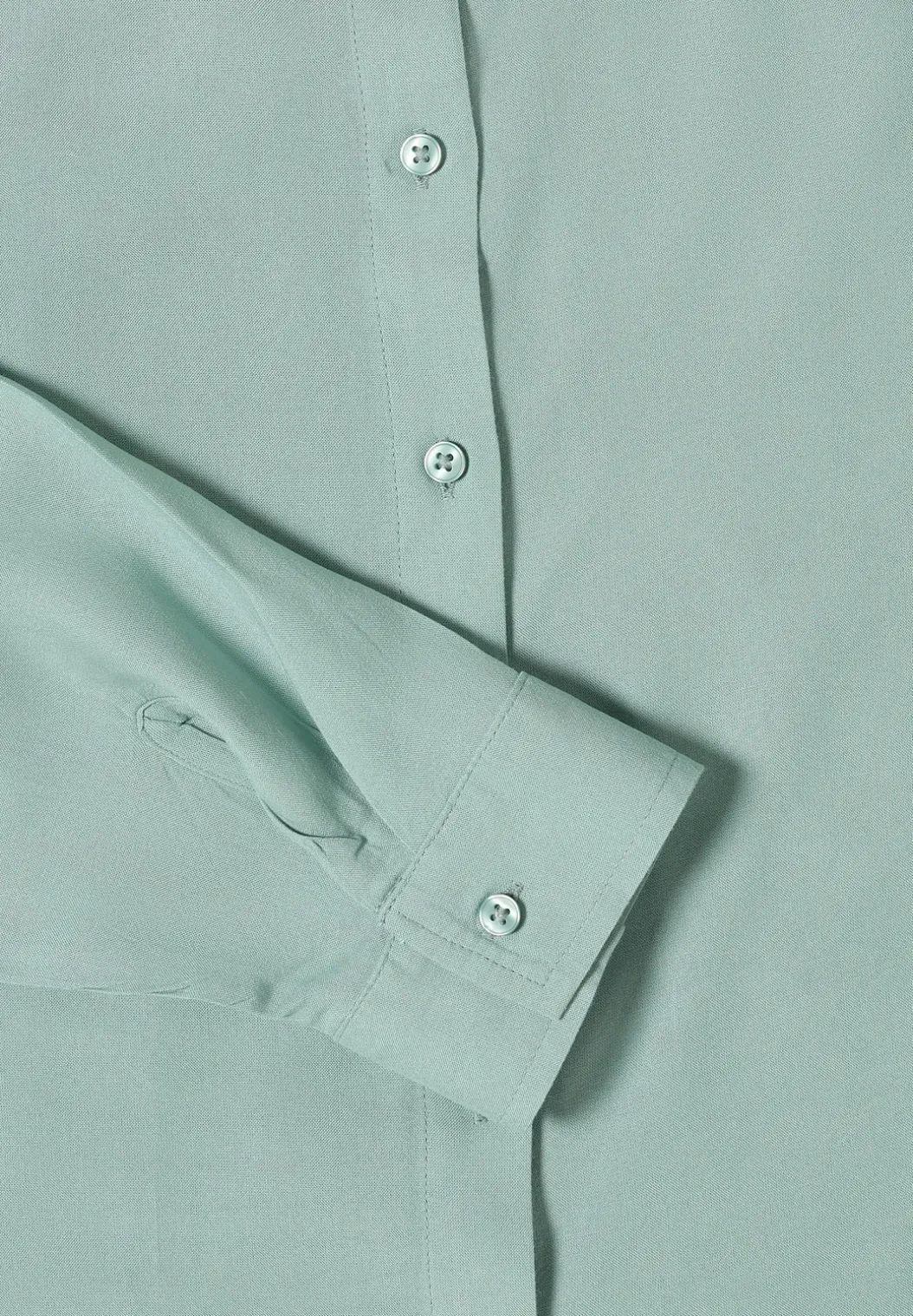 Overhemdblouse in effen kleur