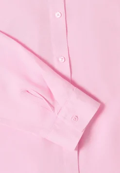 Overhemdblouse in effen kleur