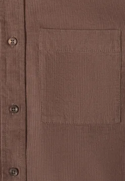 Overhemdblouse in effen kleur