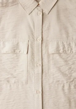 Overhemdblouse met borstzakken