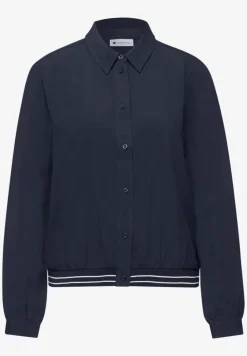 Overhemdblouse met college details