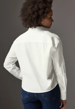 Overhemdblouse met knoopsluiting