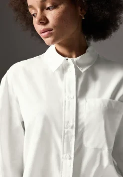Overhemdblouse met knoopsluiting