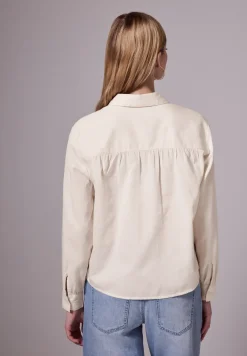 Overhemdblouse met structuur