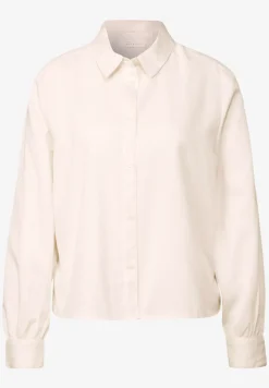Overhemdblouse met structuur