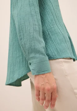 Overhemdblouse met structuur