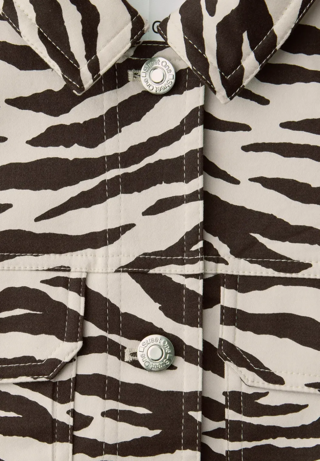 Overshirt met zebraprint