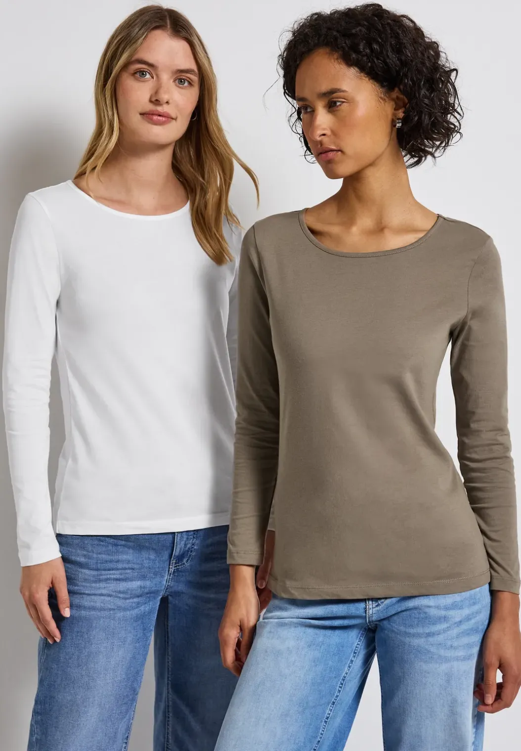 2-pack shirts met lange mouwen