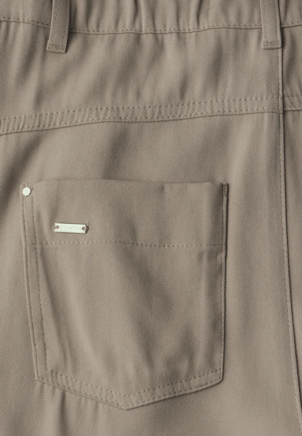 Paperbag broek in cargolook