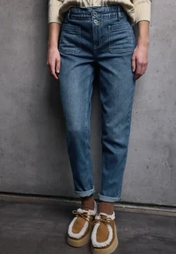 Paperbag jeans in Loose Fit