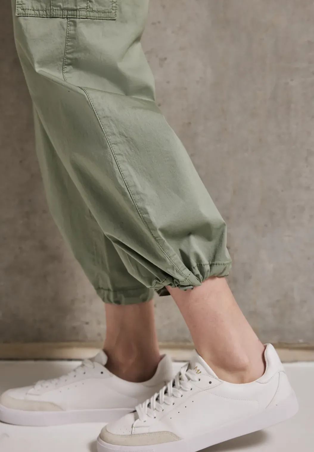 Papertouch broek met rechte pijpen