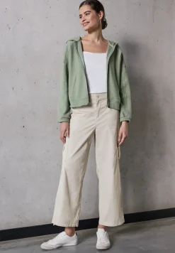 Papertouch broek met rechte pijpen