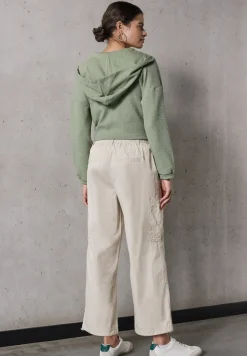 Papertouch broek met rechte pijpen