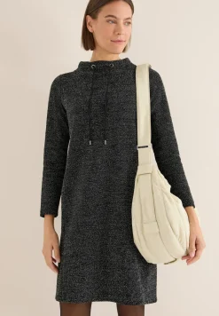 Peper en zout look jurk