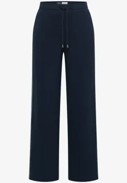 Piqué broek met band