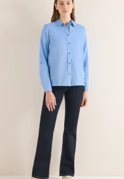 Piqué overhemd blouse