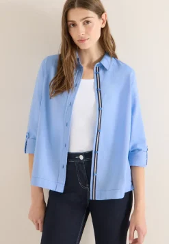 Piqué overhemd blouse