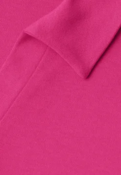 Poloshirt met elastische tailleband