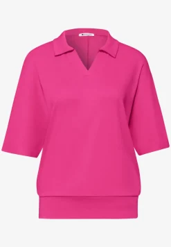 Poloshirt met elastische tailleband