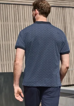 Poloshirt met korte mouwen en all-over print