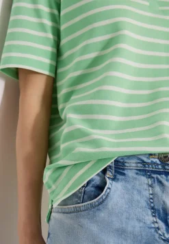 Poloshirt met korte mouwen en strepen